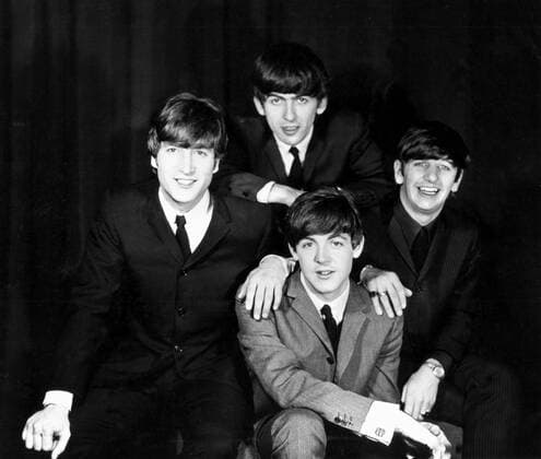 Paul Mccartney, Ringo Starr, George Harrison & John Lennon The Beatles 01 May 1963  Copyright: MaryxEvansxAFxArchive 12063007 editorial use only