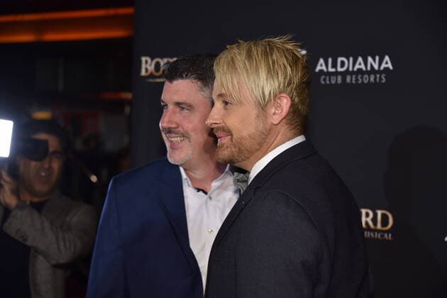 Musiker Paul Reeves , l-r, und Ross Antony kommt zur Premiere und Tourneestart des Musicals BODYGUARD in den Musical Dome am 24.10.2019 in Köln