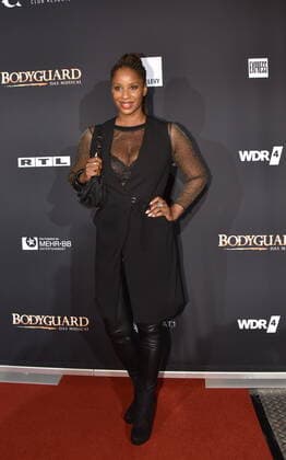 Schauspielerin Liz Baffoe kommt zur Premiere und Tourneestart des Musicals BODYGUARD in den Musical Dome am 24.10.2019 in Köln