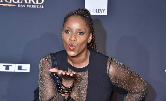 Schauspielerin Liz Baffoe kommt zur Premiere und Tourneestart des Musicals BODYGUARD in den Musical Dome am 24.10.2019 in Köln