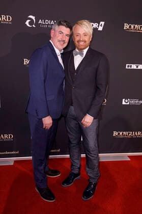 Paul Reeves und Ross Antony bei der Premiere von Bodyguard - Das Musical im Mucial Dome. Köln, 24.10.2019