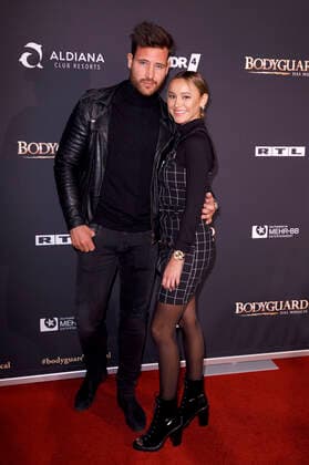 Marc Eggers und Margarita Nigmatullin bei der Premiere von Bodyguard - Das Musical im Mucial Dome. Köln, 24.10.2019