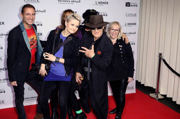 Tine Acke und Udo Lindenberg beim PR-Bild Award 2019 im Resonanzraum. Hamburg, 24.10.2019