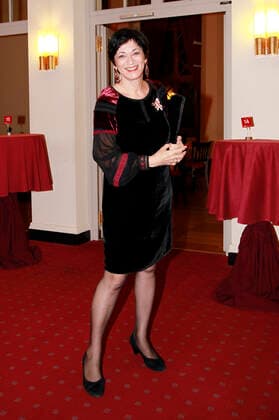 Bente Kahan bei der Verleihung des Internationalen Brückepreises der Europastadt Görlitz Zgorzelec an Bente Kahan im Theater Görlitz. Görlitz, 25.10.2019