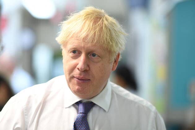 . 25 10 2019. Milton Keynes , United Kingdom. Boris Johnson visits Milton Keynes. The Prime Minister Boris Johnson visits Milton Keynes Hospital  xAndrewxParsonsx xi-Imagesx IIM-20313-0014