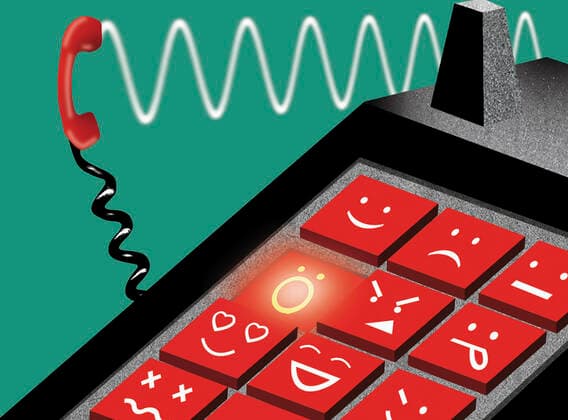 Emoji-Tasten auf der Telefontastatur Copyright: xLiamxBardsleyx 12810021