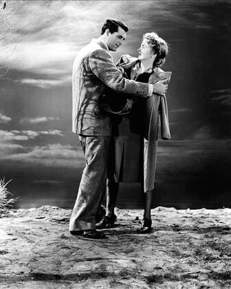OSCARS. Beste Hauptdarstellerin. Preisträgerinnen 1941-1950 Cary Grant & Joan Fontaine Characters: Johnnie, Lina Film: Suspicion (1941) Director: Alfred Hitchcock 14 November 1941  Copyright: MaryxEvansxAFxArchive 12035997 editorial use only