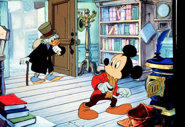 Scrooge Mcduck & Mickey Mouse Film: A Christmas Carol; Scrooge (1984) 01 May 1983  Copyright: MaryxEvansxAFxArchivexDisney 12461444 editorial use only