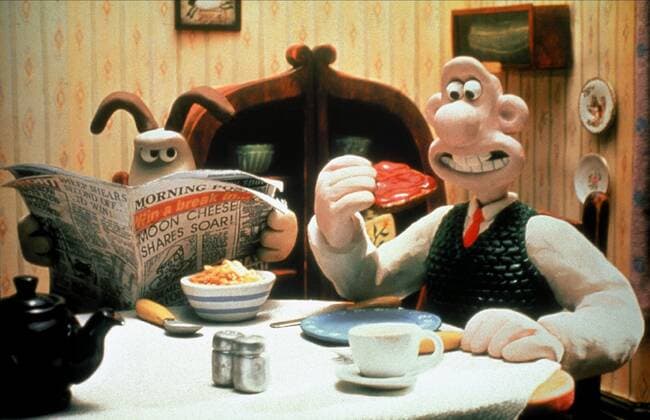 Gromit & Wallace Characters: & Wallace Film: A Grand Day Out; Wallace & Gromit: A Grand Day Out (UK 1989) Director: Nick Park 01 October 1989  Copyright: MaryxEvansxAFxArchivexAardman 12463752 editorial use only