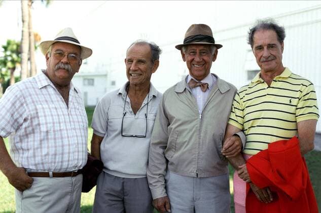 OSCARS. Bester Nebendarsteller. Preisträger 1981-1990 Wilford Brimley, Hume Cronyn, Jack Gilford & Don Ameche Characters: Ben Luckett, Joe Finley, Bernie Lefkowitz, Art Selwyn Film: Cocoon (USA 1985) Director: Ron Howard 21 June 1985 Cocoon (Cocoon, USA 1985, Regie: Ron Howard) Wilford Brimley, Hume Cronyn, Jack Gilford, Don Ameche Rentner Copyright: MaryxEvansxAFxArchivex20thxCenturyxFox 12468345 editorial use only
