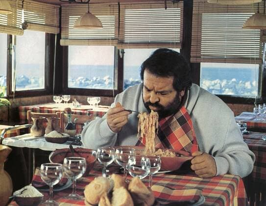 Bud Spencer Characters: Bud Graziano Film: Bomber (Bomber) It 1982, Director: Michele Lupo 05 August 1982  Copyright: MaryxEvansxAFxArchivexEaglexPictures 12468725 editorial use only