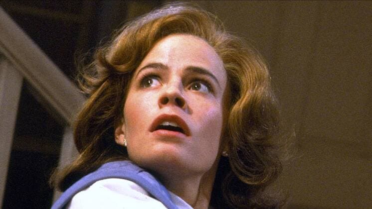Elisabeth Shue Characters: Jennifer Parker - Jennifer McFly Film: Back To The Future Part Ii; Back To The Future Part 2 (USA 1998) Director: Robert Zemeckis 22 November 1989  Copyright: MaryxEvansxAFxArchivexUniversal 12472108 editorial use only