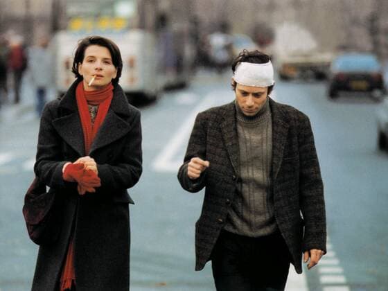 Juliette Binoche & Mathieu Amalric Characters: Alice & Benjamin Sauvagnac Film: Alice And Martin (1998) Director: Andre Techine 23 October 1998  Copyright: MaryxEvansxAFxArchivexCanal+ 12554994 editorial use only