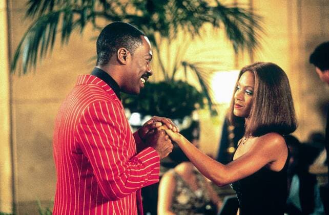 Eddie Murphy & Jada Pinkett Characters: Sherman Klump & Film: The Nutty Professor (USA 1996) Director: Tom Shadyac 27 June 1996  Copyright: MaryxEvansxAFxArchivexUniversal 12555862 editorial use only