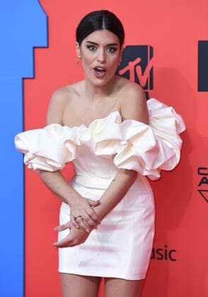 November 3, 2019, Seville, Andalusia, Spain: 2019 MTV Europe Music Awards (EMAs) held at the FIBES Conference and Exhibition Centre - Arrivals..Featuring: Aida Domenech.Where: Seville, Andalusia, Spain.When: 03 Nov 2019.Credit: Sean ThorntonCover Images Seville Spain - ZUMAc218 20191103_zia_c218_109 Copyright: xCOVERxImagesx