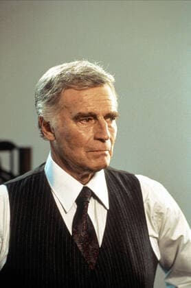 Charlton Heston Characters: Jackson Harglow Film: In The Mouth Of Madness (1994) Director: John Carpenter 01 December 1994  Copyright: MaryxEvansxAFxArchivexNewxLine 12571887 editorial use only