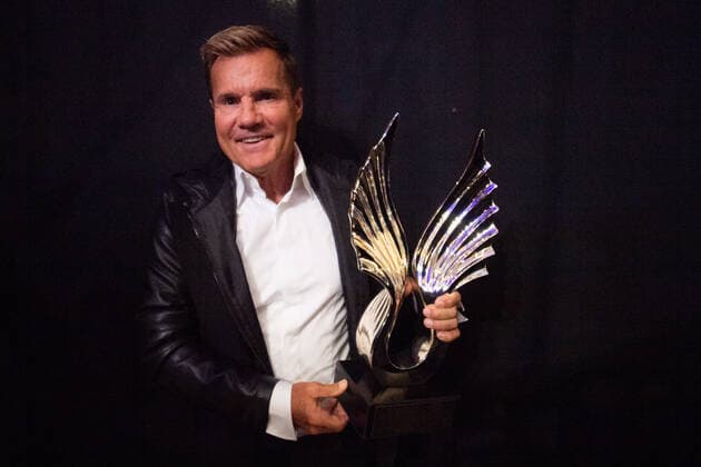 Juergen Hoeller PowerDays, Verleihung des Lifetime Award an Dieter Bohlen, Olympiahalle Muenchen. 03.11.2019 IM BILD: DieterBohlen, Juergen Hoeller