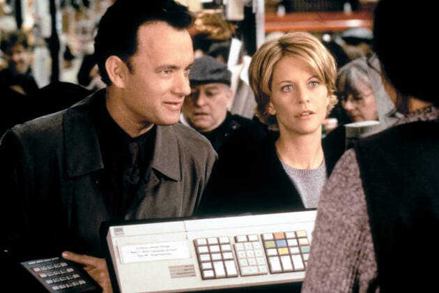 Tom Hanks & Meg Ryan Characters: Joe Fox & Kathleen Kelly Film: You Ve Got Mail (USA 1998) Director: Nora Ephron 18 December 1998  Copyright: MaryxEvansxAFxArchivexWarnerxBros. 12579774 editorial use only