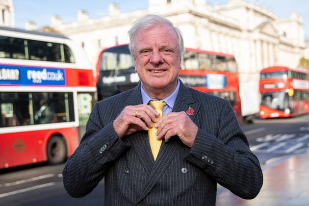 November 4, 2019, London, London, UK: London, UK. Edward Leigh MP arrives at the Houses of Parliament. Leigh is standing as a candidate for new Speaker of the House of Commons, which will be decided by a vote starting later this afternoon. London UK - ZUMAl94_ 20191104_zaf_l94_029 Copyright: xTomxNicholsonx