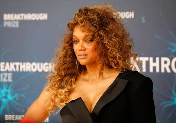MOUNTAIN VIEW, CALIFORNIA - NOVEMBER 03: Tyra Banks attends the 2020 Breakthrough Prize Ceremony at NASA Ames Research Center on November 03, 2019 in Mountain View, California.  Copyright: xVCGx CFP111257651819