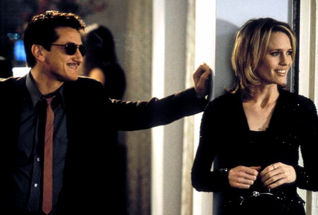 Sean Penn & Robin Wright Penn Characters: Eddie, Darlene Film: Hurlyburly (USA 1998) Director: Anthony Drazan 11 September 1998  Copyright: MaryxEvansxAFxArchivexStormxEntertainment 12585967 editorial use only