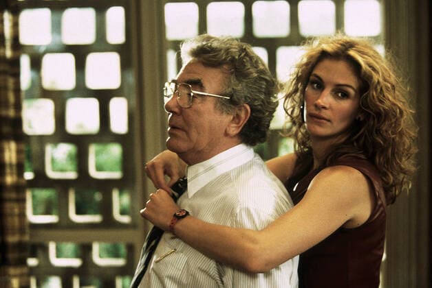 OSCARS. Beste Hauptdarstellerin. Preisträgerinnen 2001-2010 Albert Finney & Julia Roberts Characters: Ed Masry,Erin Brockovich Film: Erin Brockovich (USA 2000) Director: Steven Soderbergh 14 March 2000  Copyright: MaryxEvansxAFxArchivexUniversal 12601909 editorial use only
