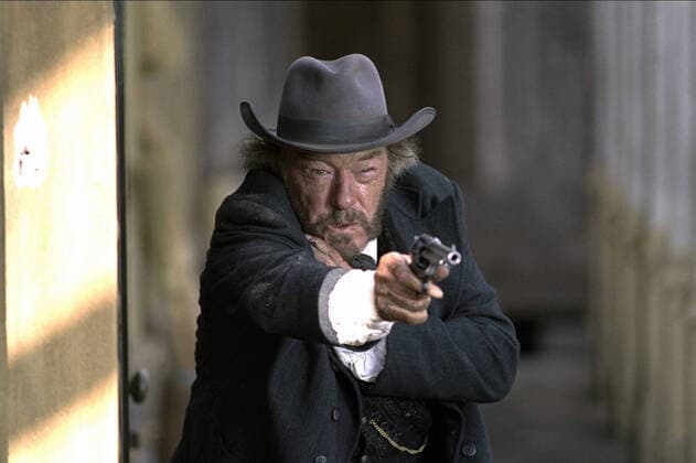 Michael Gambon Characters: Denton Baxter Film: Open Range (USA 2003) Director: Kevin Costner 11 August 2003  Copyright: MaryxEvansxAFxArchivexTouchstonexPictures 12617397 editorial use only