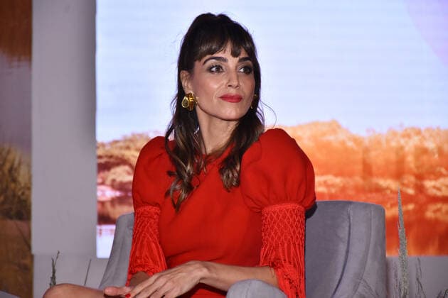 El Embarcadero Tv Series press conference MEXICO CITY, MEXICO - NOVEMBER 6: Actress Irene Arcos speaks during a press conference to promote El Embarcadero Tv Series at St. Regis Hotel on November 6, 2019 in Mexico City, Mexico  Copyright: xCarlosxTischlerx EYE_8328
