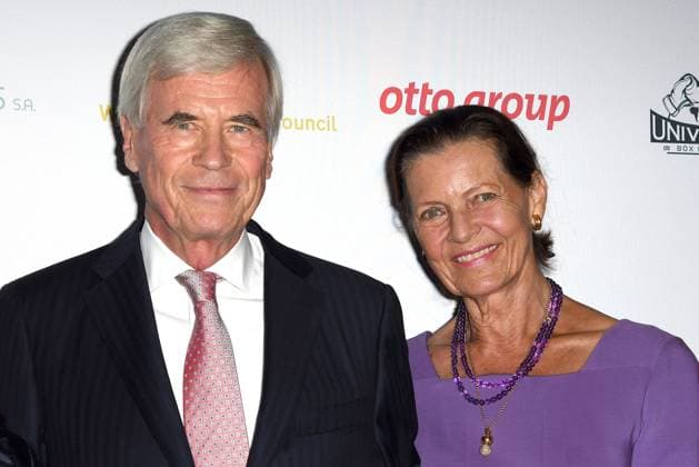 Michael Otto und seine Ehefrau Christl Otto beim Charity Dinner im Rahmen der Verleihung vom Future Policy Award am 6.11.2019 in Hamburg Verleihung vom Future Policy Award 2019 in Hamburg