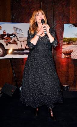 Live-Act Nastassja Kinski bei der Praesentation Lambertz Fine Art-Kalender 2020 African Moods in der Botschaft von Suedafrika in Berlin.