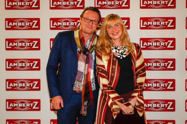 Dirk Ullmann, Nanna Kuckuck bei der Praesentation Lambertz Fine Art-Kalender 2020 African Moods in der Botschaft von Suedafrika in Berlin.