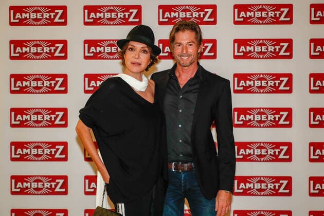 Anouschka Renzi, Marc Zabinski bei der Praesentation Lambertz Fine Art-Kalender 2020 African Moods in der Botschaft von Suedafrika in Berlin.