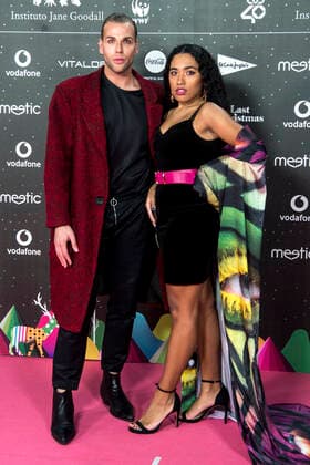 Eduardo Navarrete und Luna Mary bei der Verleihung der LOS40 Music Awards 2019 im WiZink Center. Madrid, 08.11.2019 Eduardo Navarrete, Luna Mary