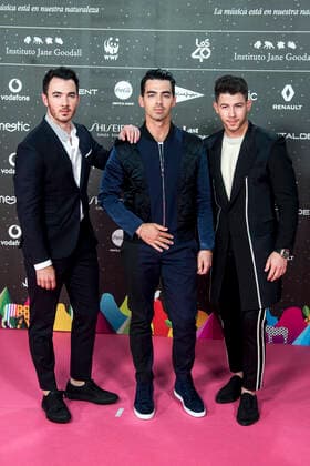 Jonas Brothers bei der Verleihung der LOS40 Music Awards 2019 im WiZink Center. Madrid, 08.11.2019 Jonas Brothers