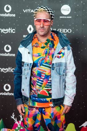 Okuda bei der Verleihung der LOS40 Music Awards 2019 im WiZink Center. Madrid, 08.11.2019 Okuda