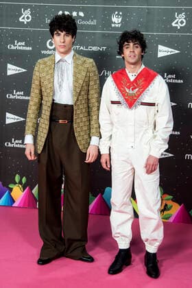 Javier Calvo mit Lebenspartner Javier Ambrossi bei der Verleihung der LOS40 Music Awards 2019 im WiZink Center. Madrid, 08.11.2019 Javier Calvo, Javier Ambrossi