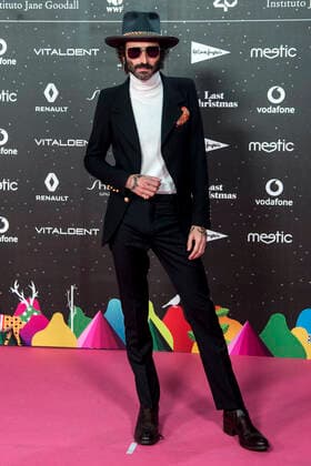 Leiva bei der Verleihung der LOS40 Music Awards 2019 im WiZink Center. Madrid, 08.11.2019 Leiva