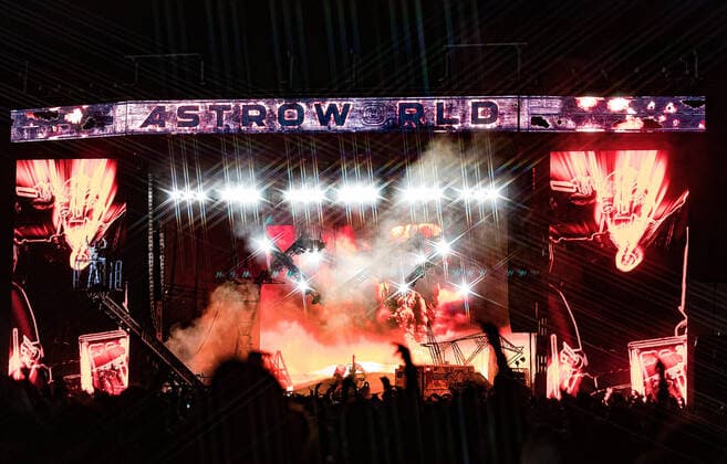 November 9, 2019, Houston, TX, USA: HOUSTON, TEXAS - NOVEMBER 09: Travis Scott performs during the second annual Astroworld Festival at NRG Park on November 9, 2019 in Houston, Texas. Photo: Trish Badger imageSPACE Houston USA - ZUMAs181 20191109_zea_s181_208 Copyright: xImagespacex