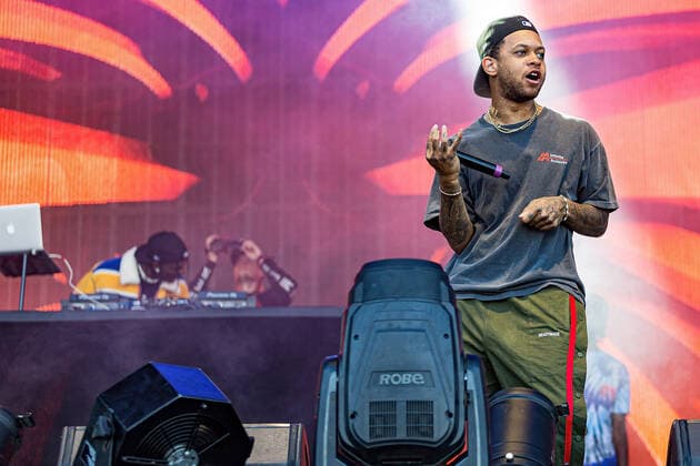 HOUSTON, TEXAS - NOVEMBER 09: Chase B and Travis Scott perform during the second annual Astroworld Festival at NRG Park on November 9, 2019 in Houston, Texas. Photo: Trish Badger imageSPACE MediaPunch Copyright: xTrishxBadgerx