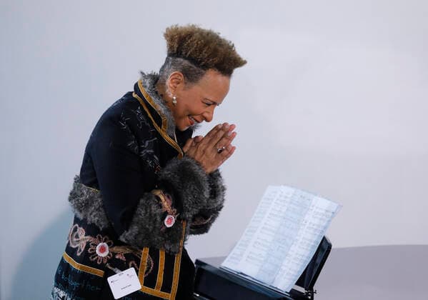 Jocelyn B. Smith, Musikalische Begleitung, Deutschland, Berlin, Bundeskanzleramt, Teilnahme der BK’in an der Veranstaltung zur Verleihung des Nationalen Integrationspreises, 11.11.2019