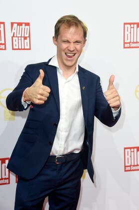 Mattias Ekström bei der 43. Verleihung des Goldenen Lenkrads 2019 im Axel-Springer-Haus. Berlin, 12.11.2019