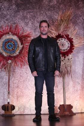 Aregentine actor Michel Brown poses for a photograph during the presentation of the series Hernan , which will broadcasted on November 24 by Mexican channel Azteca 7, and which shows conqueror Hernan Cortes upon his arrival and at the beginning of the conquest of Mexico on 14 March 1519. EFE Sashenka Gutierrez Presented in Mexico the series Hernan about the conquest of Mexico !ACHTUNG: NUR REDAKTIONELLE NUTZUNG!  Copyright: xSashenkaxGutierrezx MEX8640 20191113-637092789299672108
