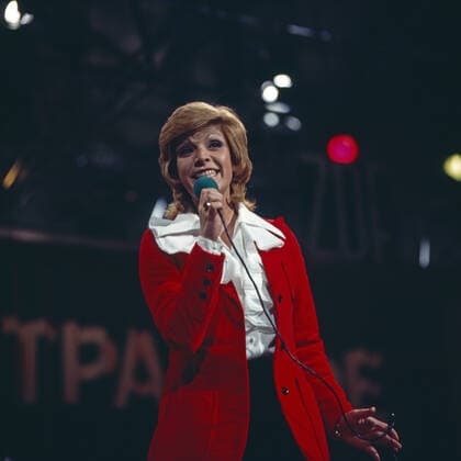 ZDF Hitparade, Musiksendung, Deutschland 1969 - 2000, Mitwirkende: Severine Nur redaktionelle Nutzung. Editorial usage only. Copyright: ArthurxGrimm UnitedArchives82000094