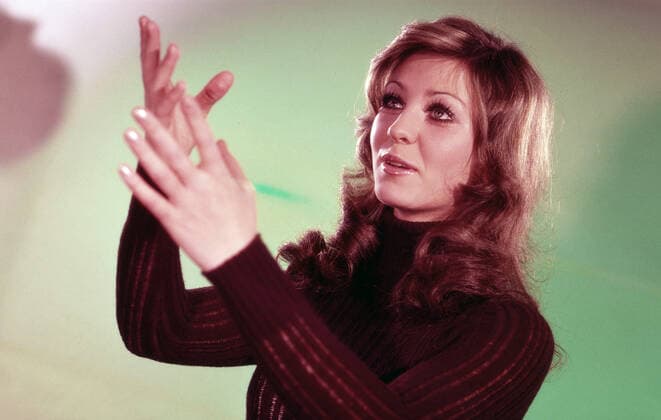 Dorthe Kolle, dänische Schlagersängerin, Deutschland ca. 1968. Danish schlager singer Dorthe Kollo, Germany ca. 1968. Nur redaktionelle Nutzung. Editorial usage only. Copyright: ArthurxGrimm UnitedArchives82000477