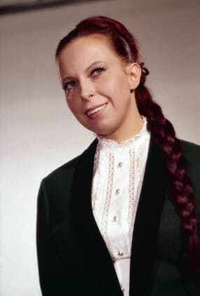 Sylvia Geszty, unagrisch deutsche Opernsängerin, Deutschland ca. 1977. Hungarian German opera singer Sylvia Geszty, Germany ca. 1977. Nur redaktionelle Nutzung. Editorial usage only. Copyright: ArthurxGrimm UnitedArchives82000927