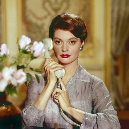 Nadja Tiller, österreichische Schauspielerin, Deutschland ca. 1958. Austrian actress Nadja Tiller, Germany ca. 1958. Nur redaktionelle Nutzung. Editorial usage only. Copyright: ArthurxGrimm UnitedArchives82001107