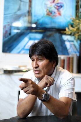 November 14, 2019: EUM20191114NAC14.JPG .CIUDAD DE MEXICO, PresidencyPresidencia-Evo Morales.- 14 noviembre 2019. El depuesto presidente de Bolivia, Evo Morales, asegura en entrevista con EL UNIVERSAL que esta listo para regresar a su pais si la Asamblea Legislativa no acepta la renuncia que presento el pasado domingo. Foto: Agencia EL UNIVERSALGerman EspinosaEELG Copyright: xElxUniversalx