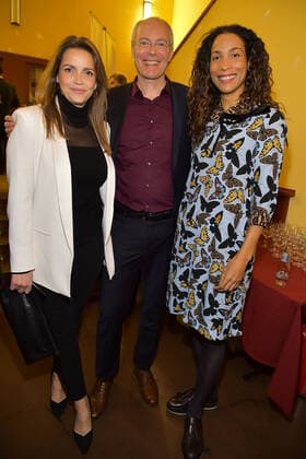 Preisverleihung der DAFF 2019 Rebecca Immanuel, Stephan Ottenbruch, Annabelle Mandeng Ankunft zur Preisverleihung der Deutschen Akademie für Fernsehen 2019 im Kino Babylon in Berlin am 16.11.2019