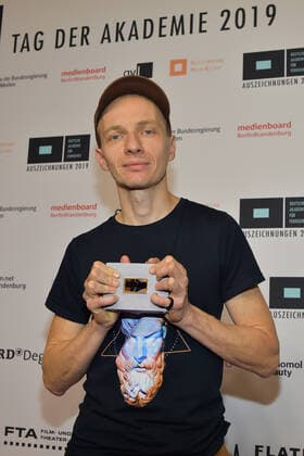 Preisverleihung der DAFF 2019 Dietrich Brueggemann, Preistraeger Regie (Tatort: Murot und das Murmeltier) Preisverleihung der Deutschen Akademie für Fernsehen 2019 im Kino Babylon in Berlin am 16.11.2019
