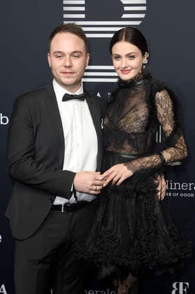 Vanessa Tamkan mit Ehemann Roman Tamkan beim 4. Place To B Award 2019 im Axel Springer SE Verlagshaus. Berlin, 16.11.2019